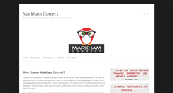 Desktop Screenshot of markhamcorrect.com