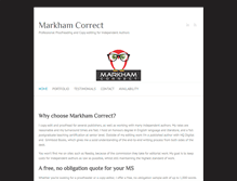 Tablet Screenshot of markhamcorrect.com